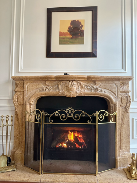 Wood Fireplace Construction
