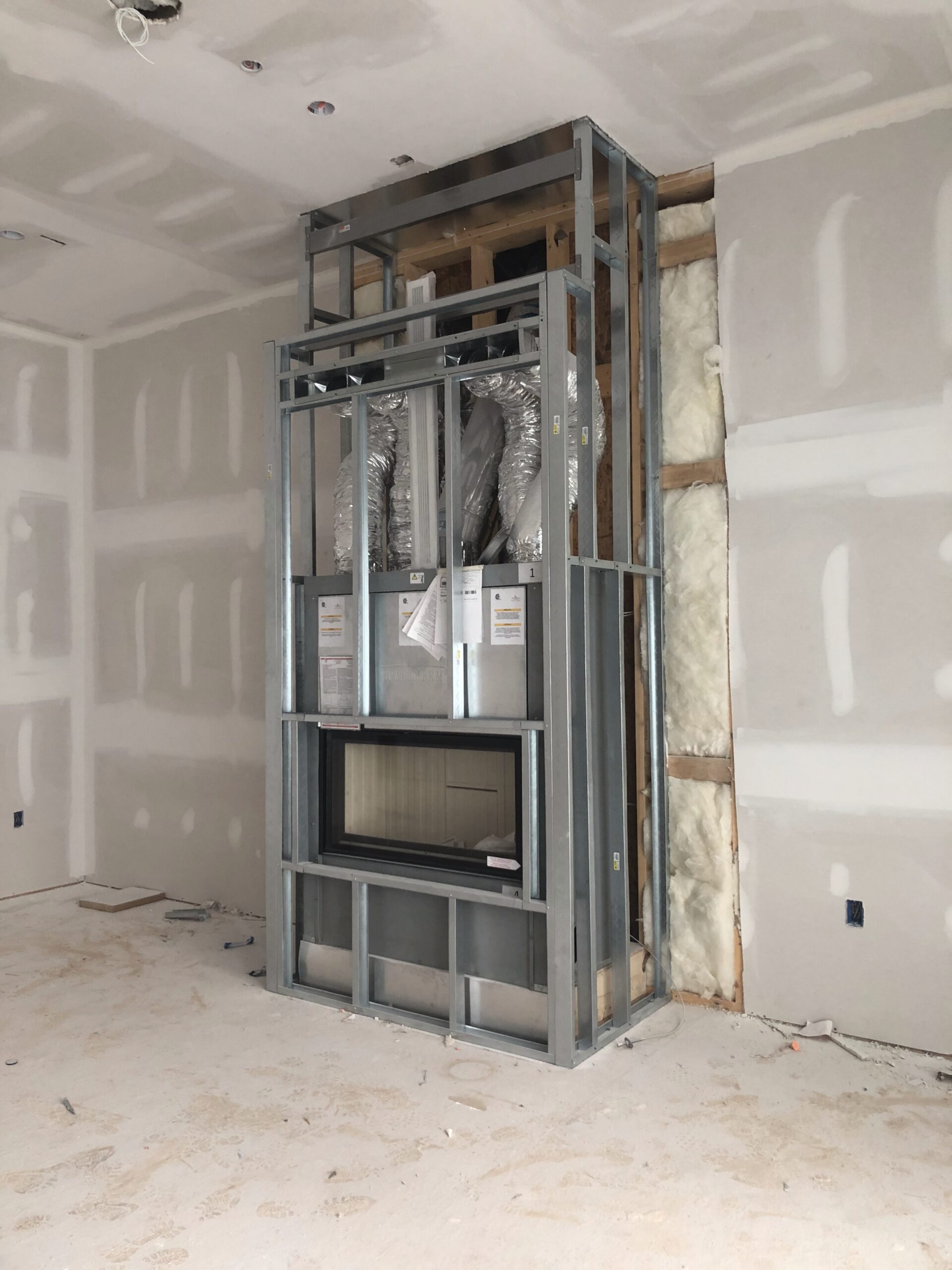 Wood Fireplace Installation